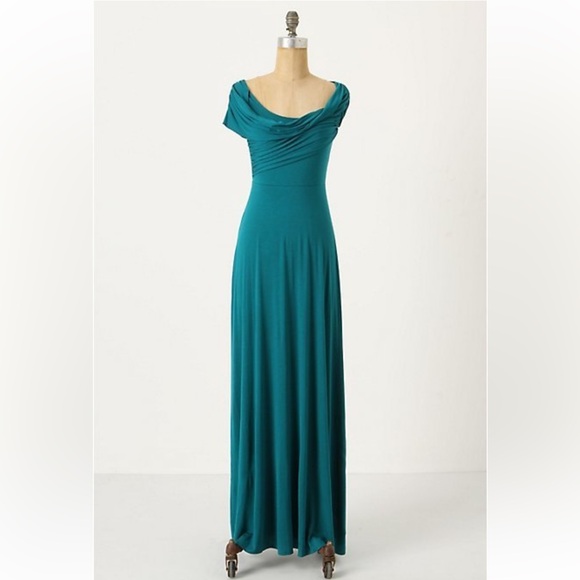 Anthropologie Dresses & Skirts - Plenty by Tracy Reese Teal Maxi Dresd